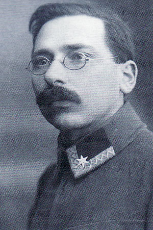 Norbert Jokl as a military cadet in World War I.